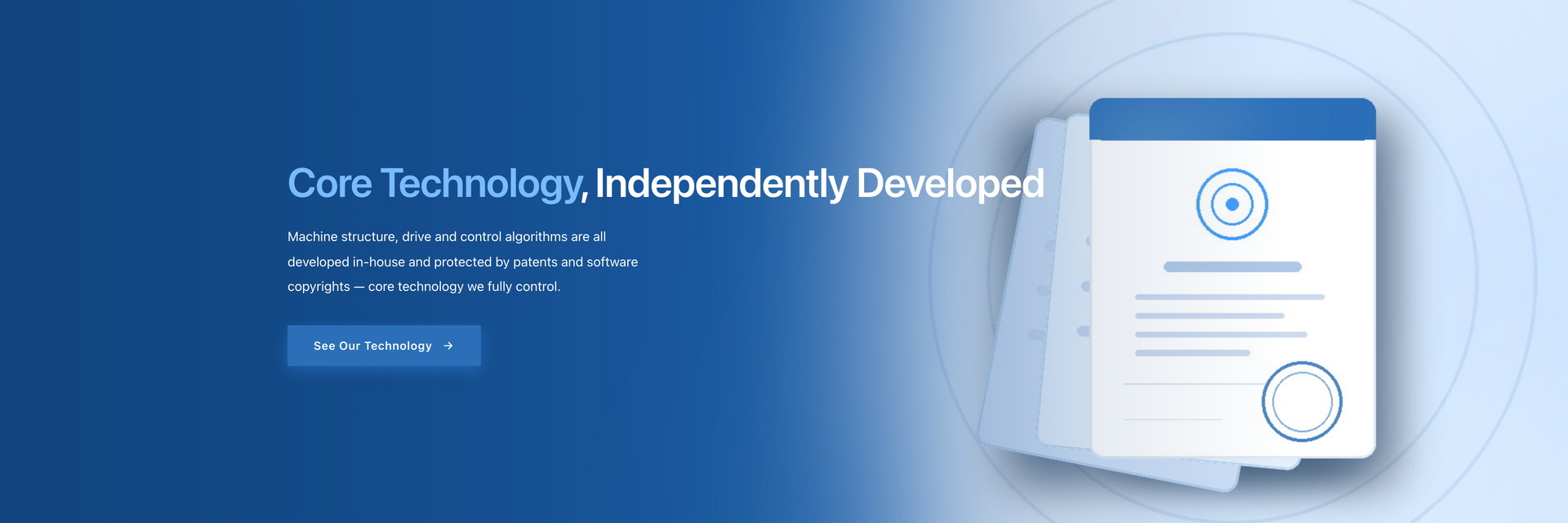 Patents and software copyrights developed in-house by MRK
